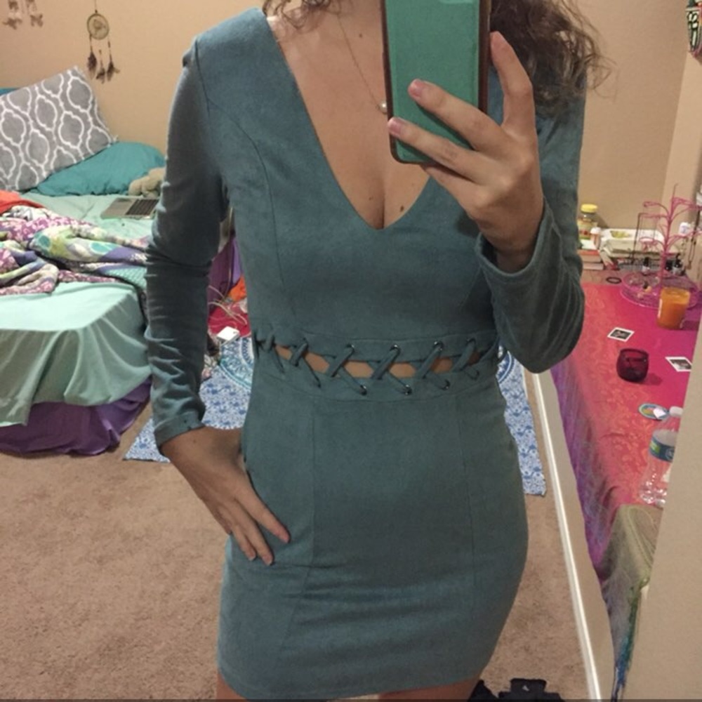 Small suede dress